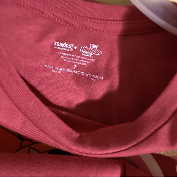 Girls Long Sleeve Powerpuff Heart Valentine’s Day Girls L/S Tee Pink NEW - Picture 5 of 5
